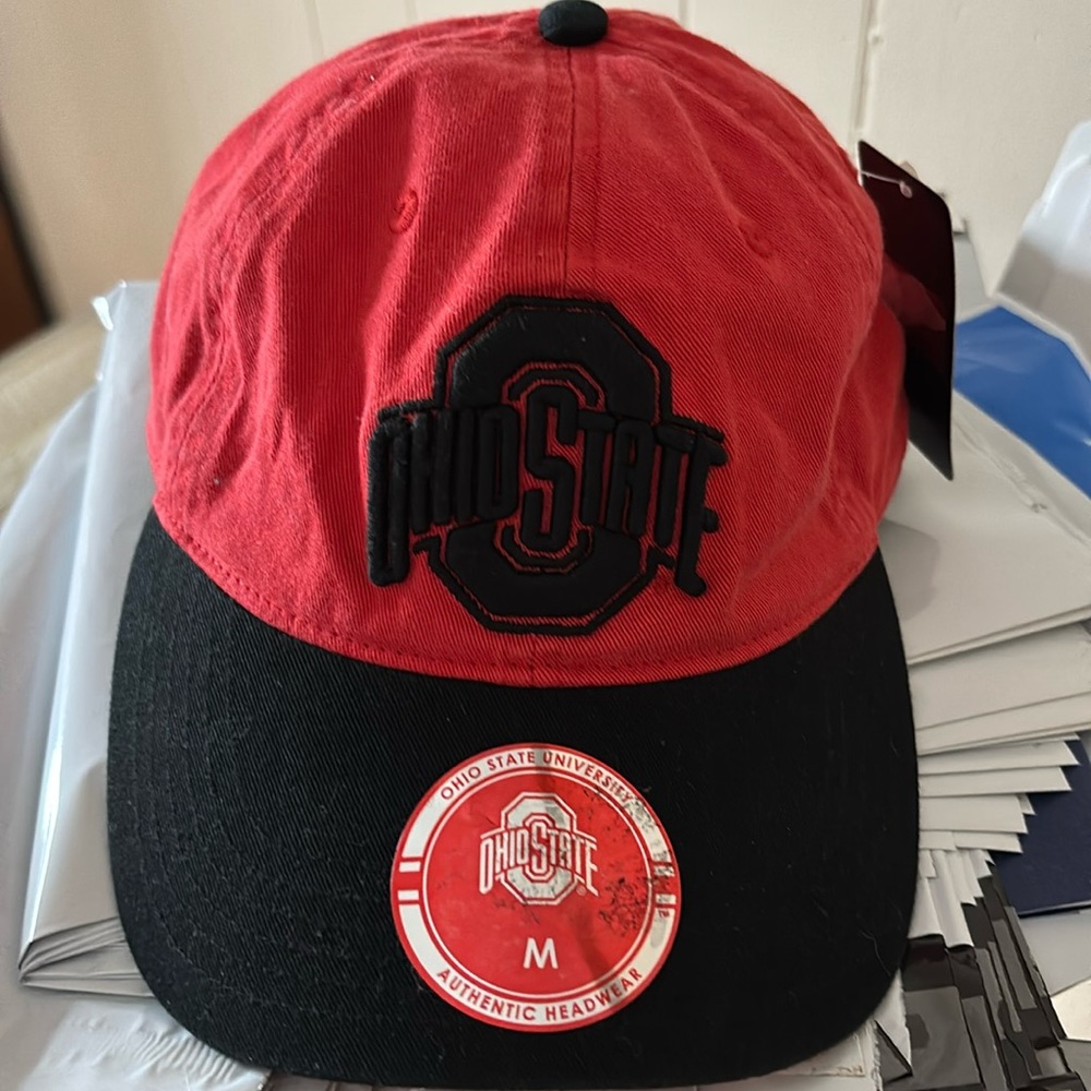 Ohio State University OSU Buckeyes Cap Hat Trucker Size Medium